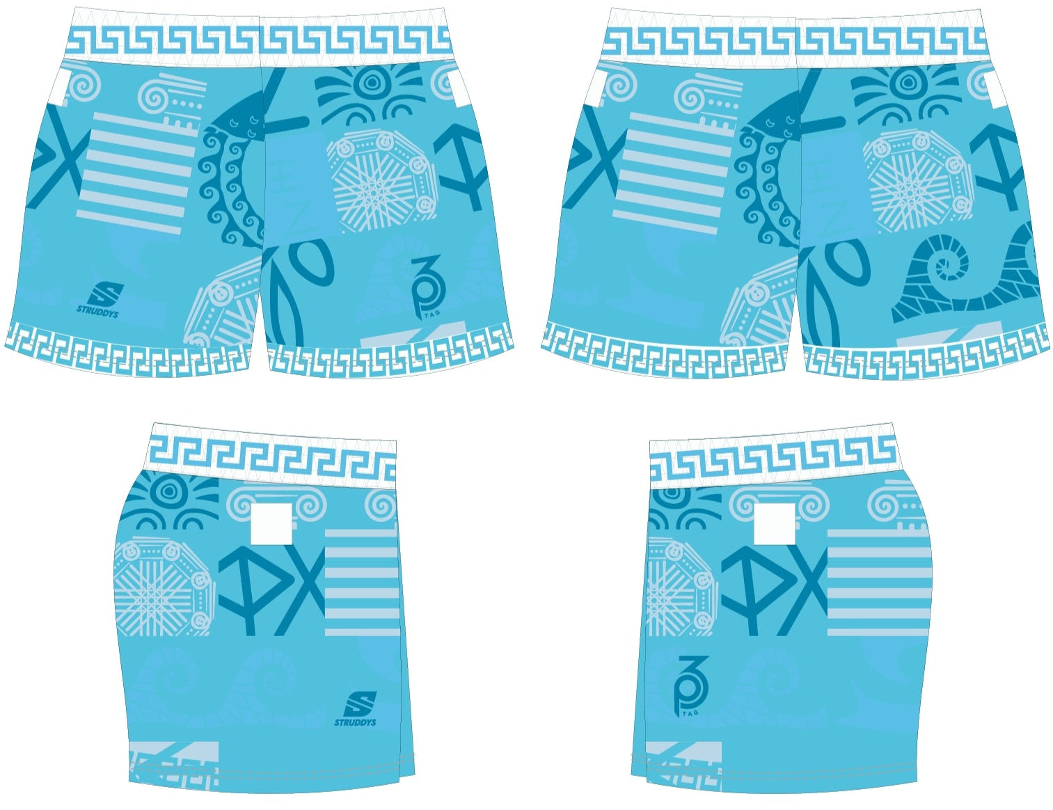 SZN25 Greece Tag Shorts